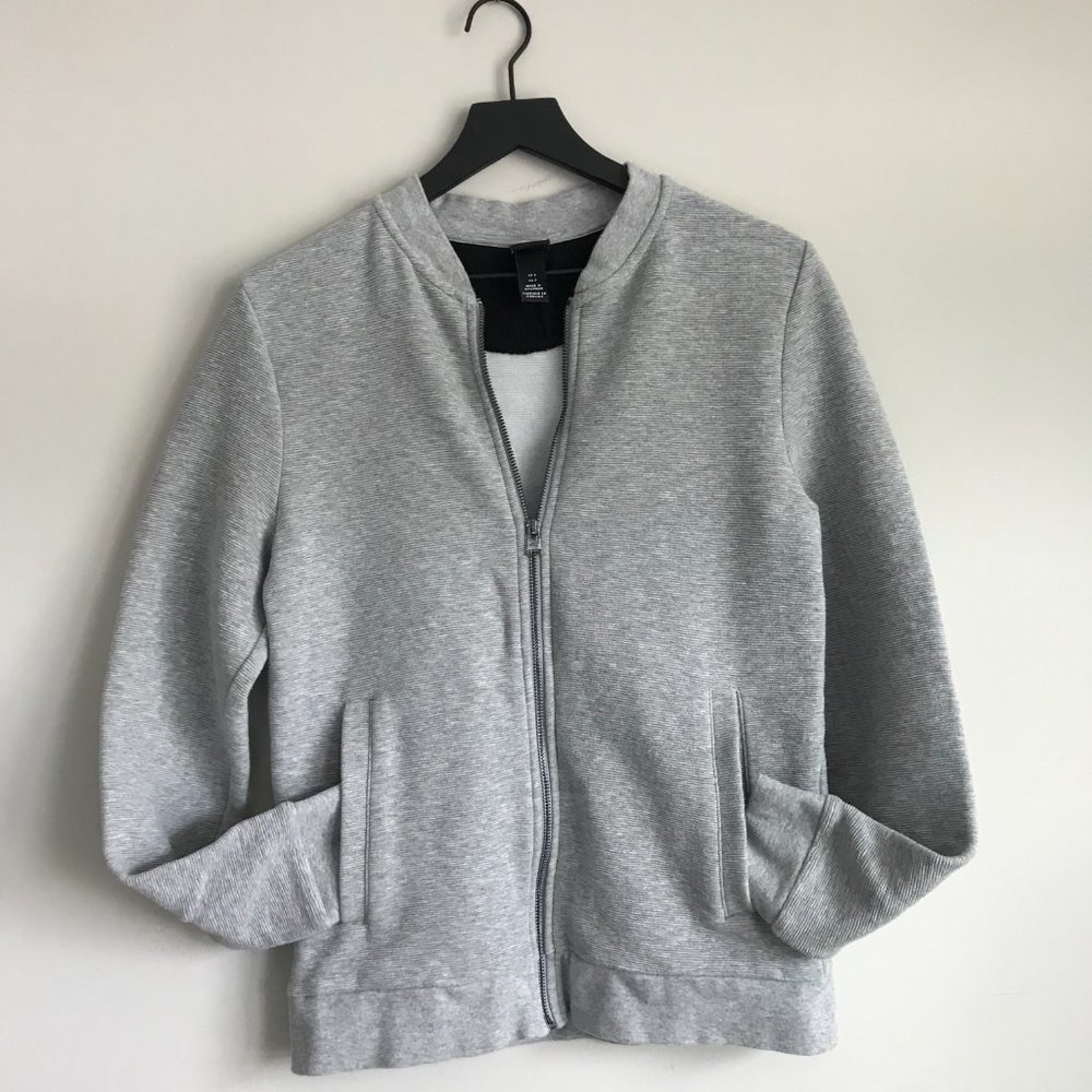 Men's H&M Zipped Cardigan | Gray | S